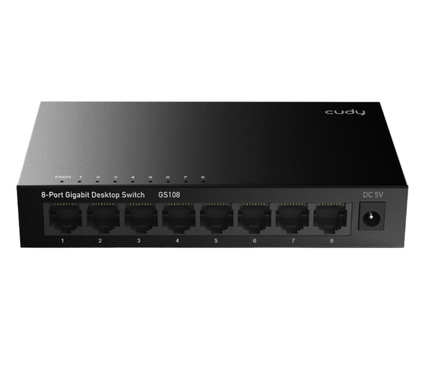 CUDY GS108 8xGE metalowa obudowa - 1110360 - zdjęcie